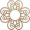 Ekena Millwork Cohen Wood Fretwork Pierced Ceiling Medallion, Red Oak, 22"OD x 7 1/2"ID x 3/8"T CMWP22X22X0375CORO - alternate 1